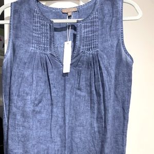 NWT Lilla P chambray tunic tank